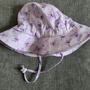 Jan and Jul Baby Girl Cotton Sun    Hat with Wide Brim- 50+ UPF